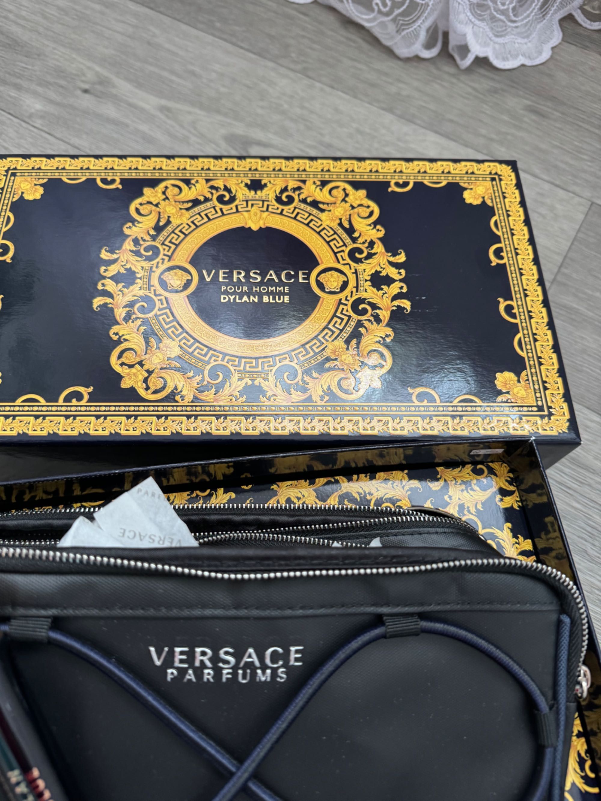 Подарочная   мужская    косметичка  Versace  pour homme Dylan blue