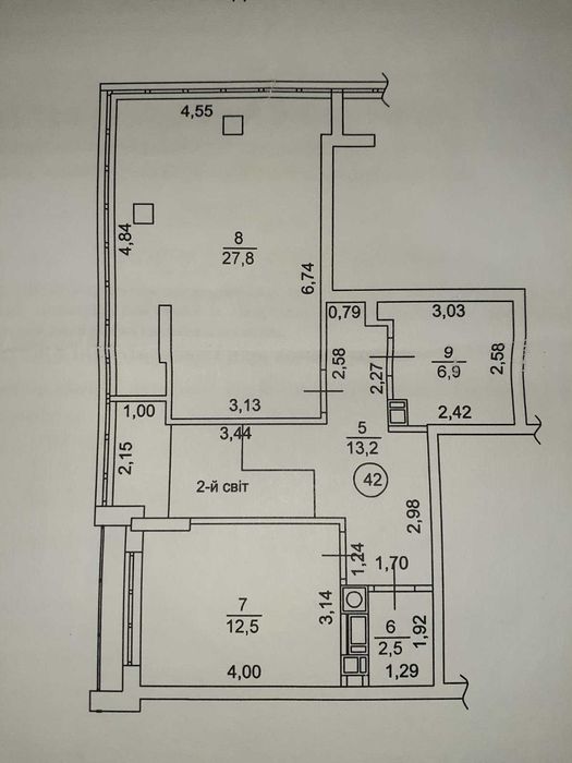 Дворівнева, 3х кімнатна  квартира, ЖК Велесгард