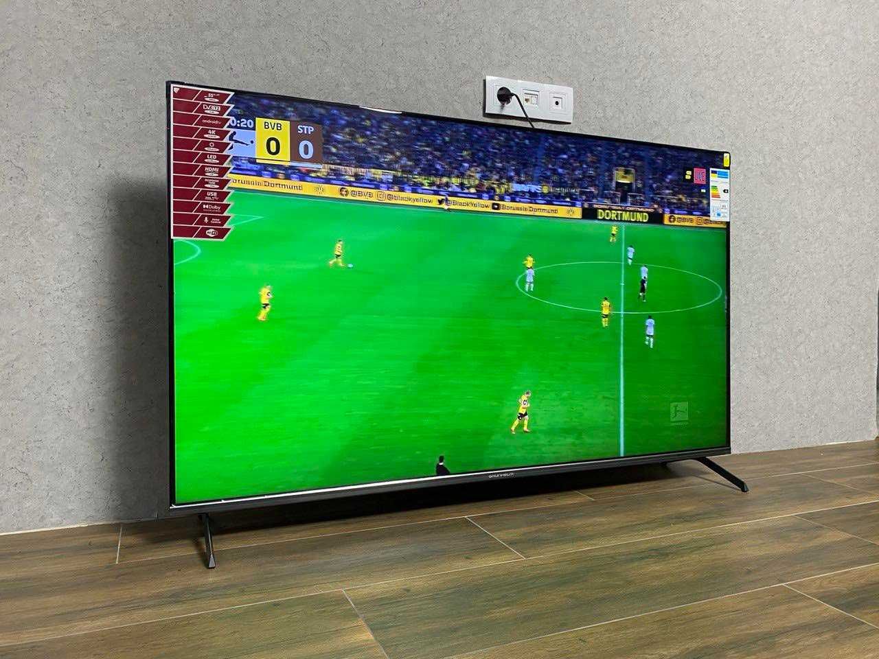 Телевізор 55Android TV 11.0-Q55U701-GA11V T2 SMART TV,QLEDUHD GRUNHELM