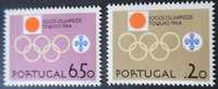 Selos Portugal 1964-Jogos Olímpicos Tóquio Novos s/ Charneira
