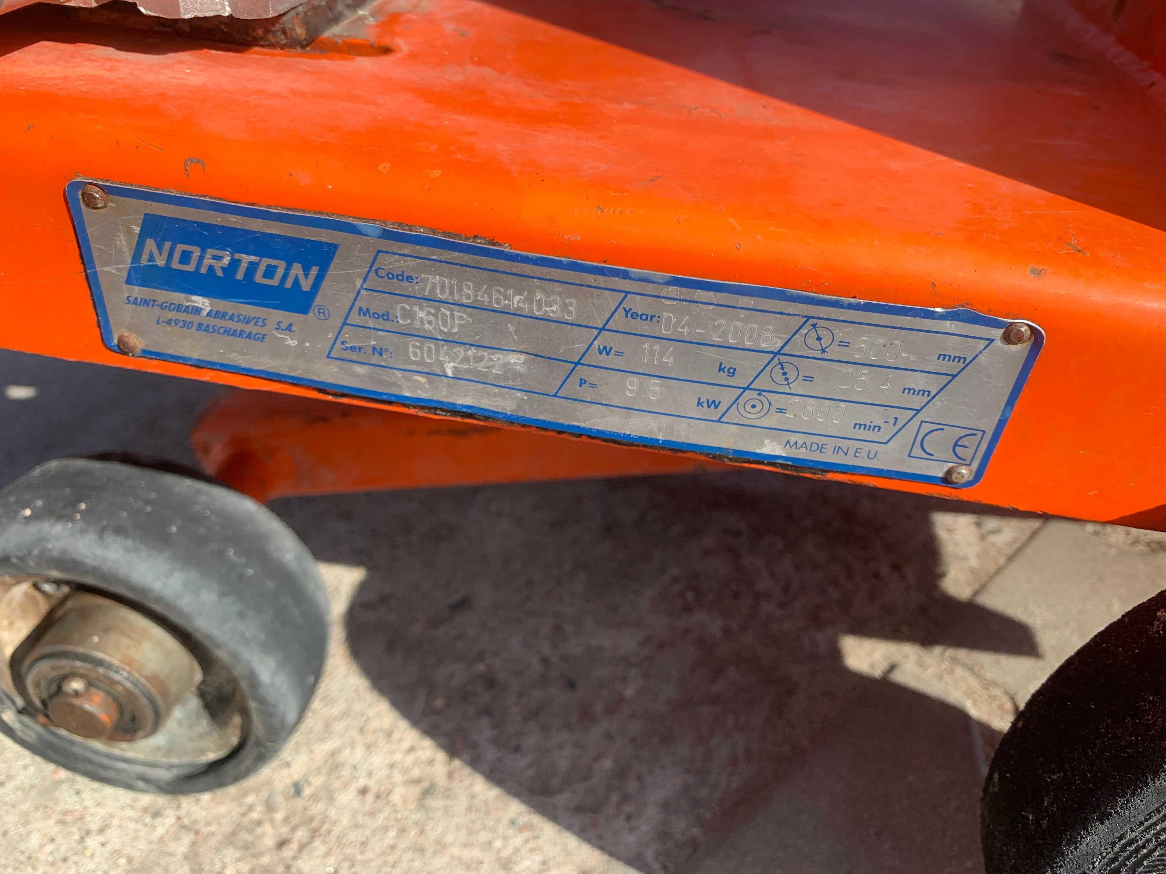 Przecinarka do betonu jezdna norton clipper C160
