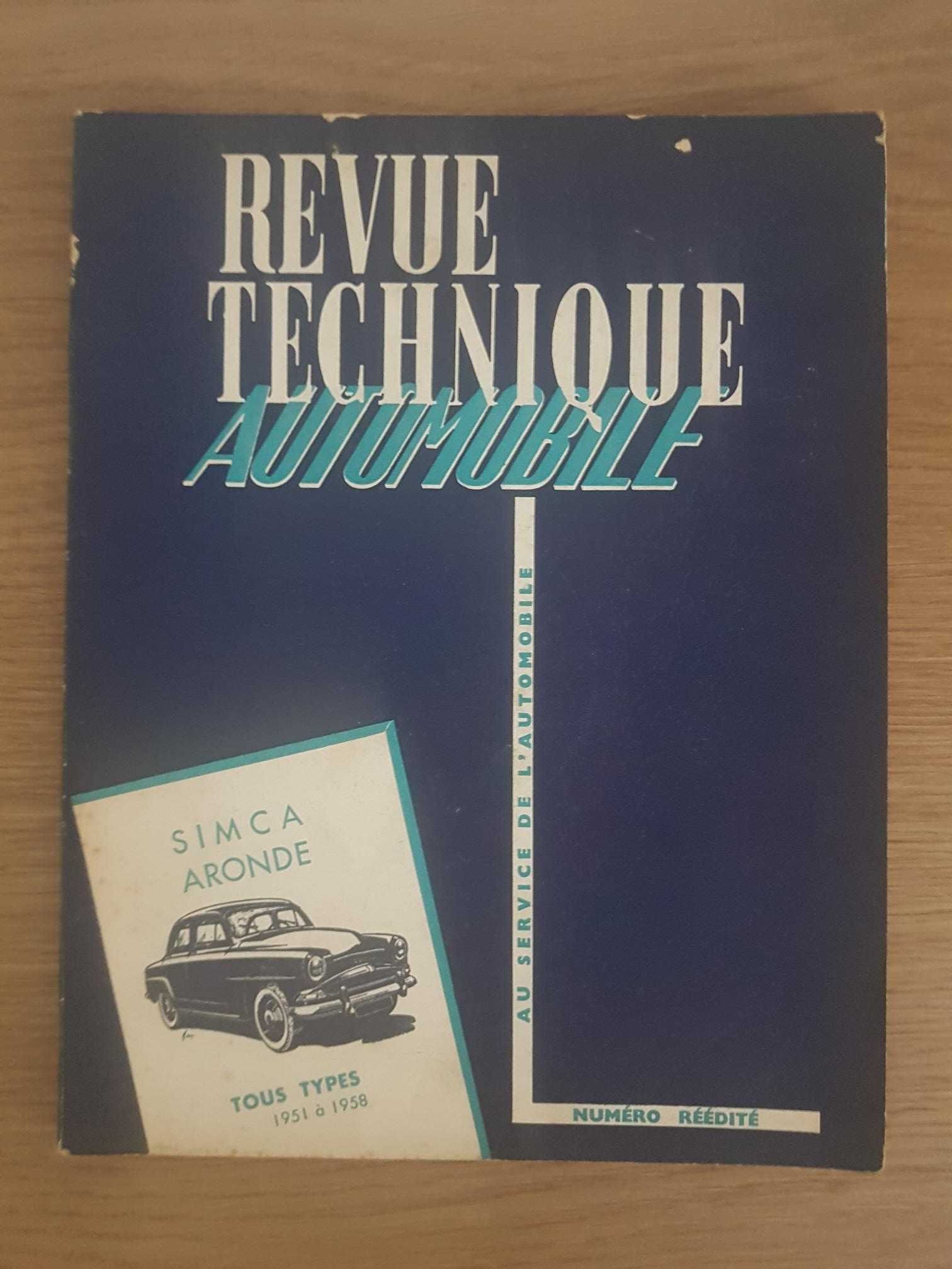 Revue Technique Automobile (Numéro Réédité) Simca Aronde