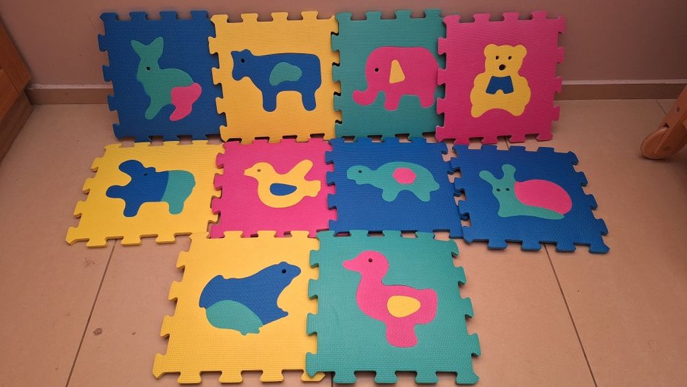 Puzzle piankowe, mata piankowa