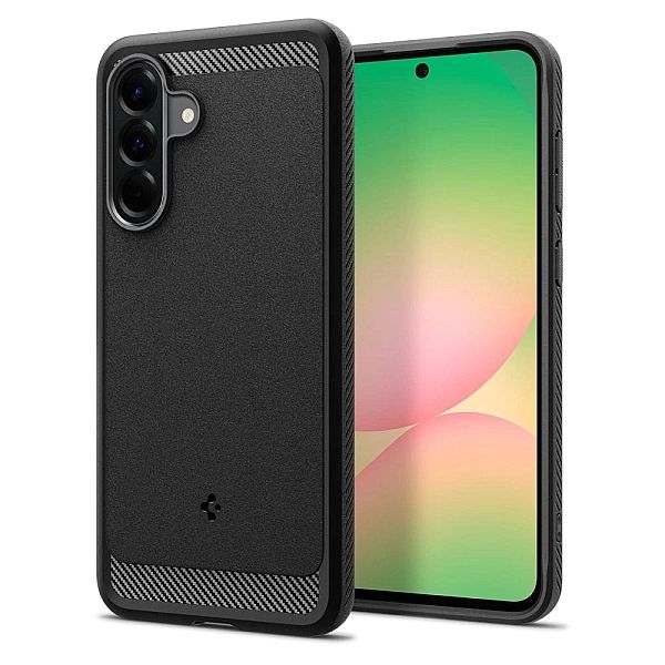 Spigen Rugged Armor, matte black - Samsung Galaxy A56/5G