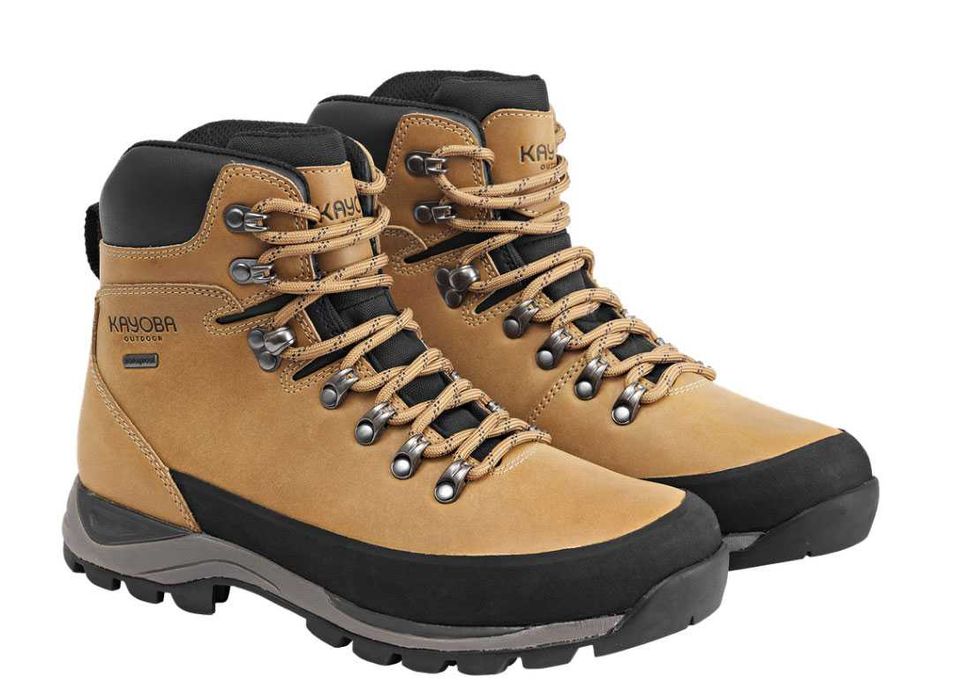 Buty SKÓRZANE WODOODPORNE NOWE Wytrzymałe Kayoba outdoor w góry  36