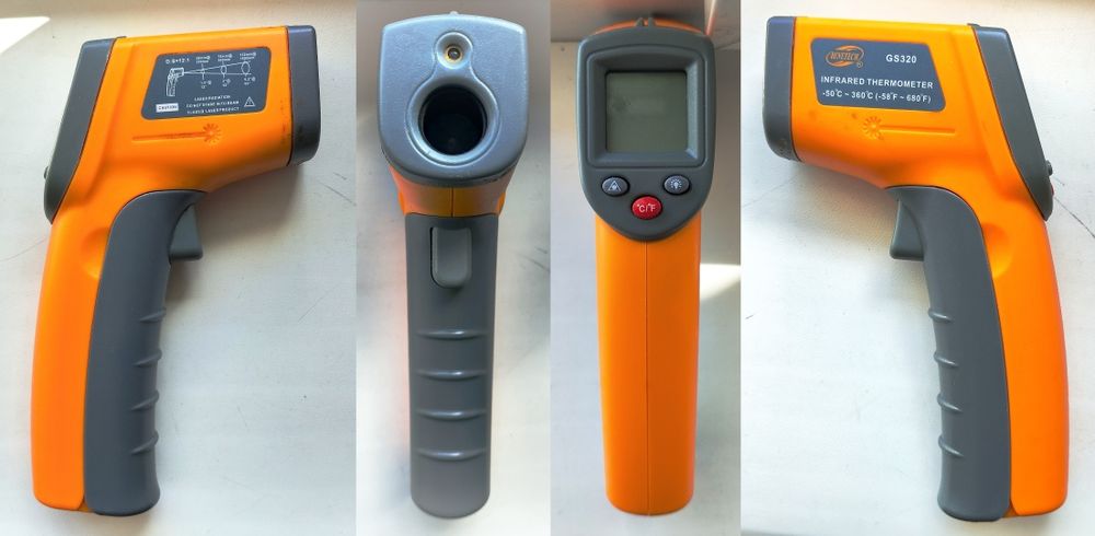 Інфрачервоні термометри - Braund, Benetech, Microlife.