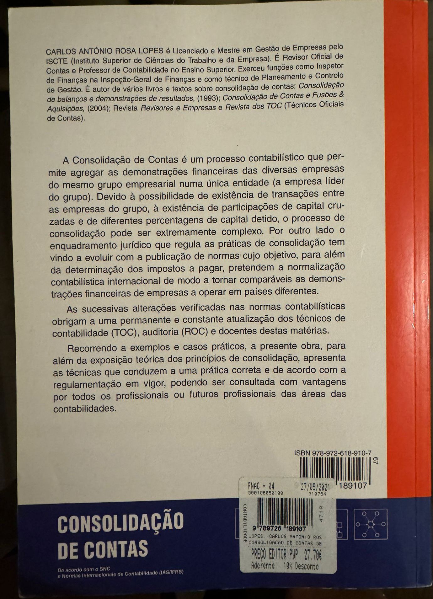 Consolidação de Contas - Teoria e Casos Práticos