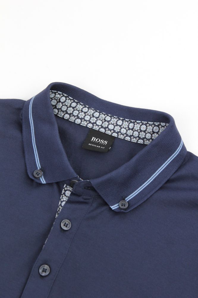 HUGO BOSS чоловіче синє поло Regular. Оригінал. (М)
