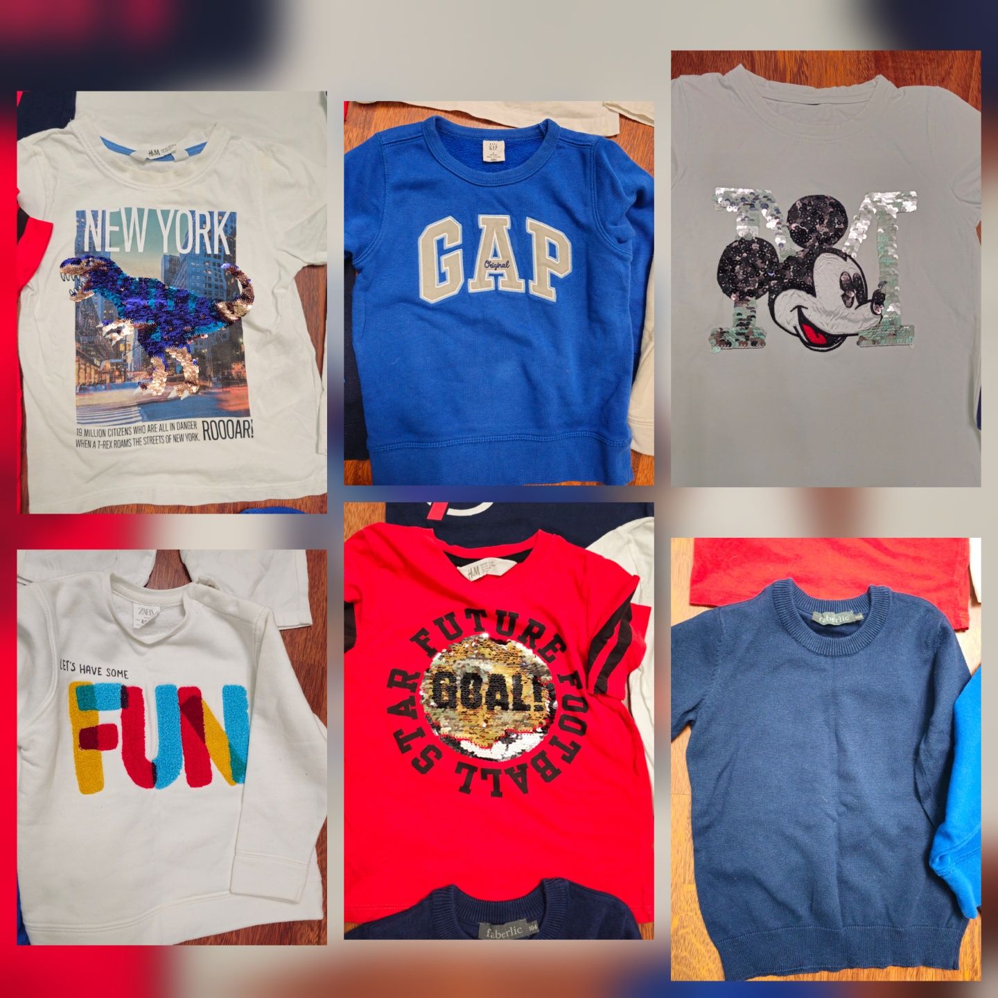 Футболка шорты H&M, Panco fox&bunny, Mothercare для мальчика