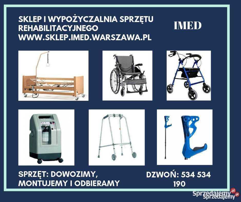 WYPOŻYCZALNIA Sprzętu Rehabilitacyjnego/Medycznego Sklep Warszawa IMED