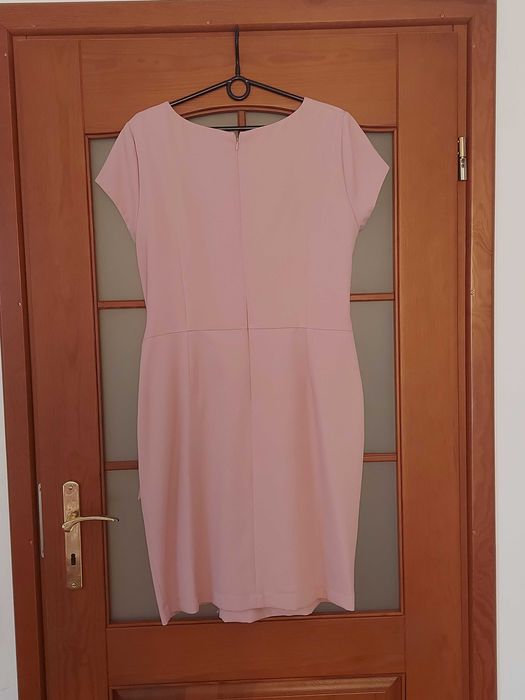 Nowa r.44 sukienka pudrowy róż