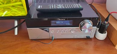 Wieża Sony,usb,aux,iPod,tuner i pilot z kolumnami 2x100 wat