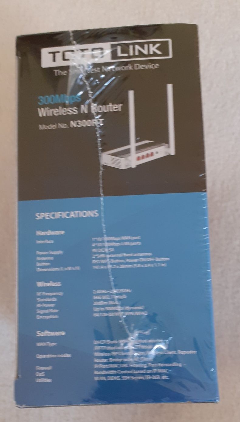Nowy w oryginalnym opakowaniu Totolink N300RT- Szybki Router WiFi