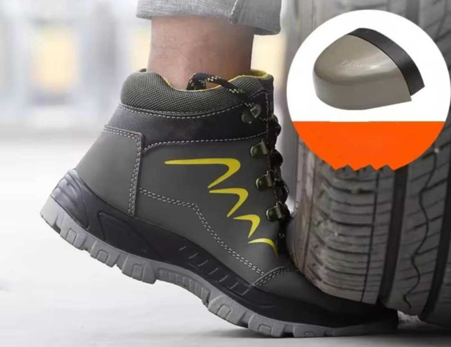 Ochronne buty robocze ze stalowym noskiem
