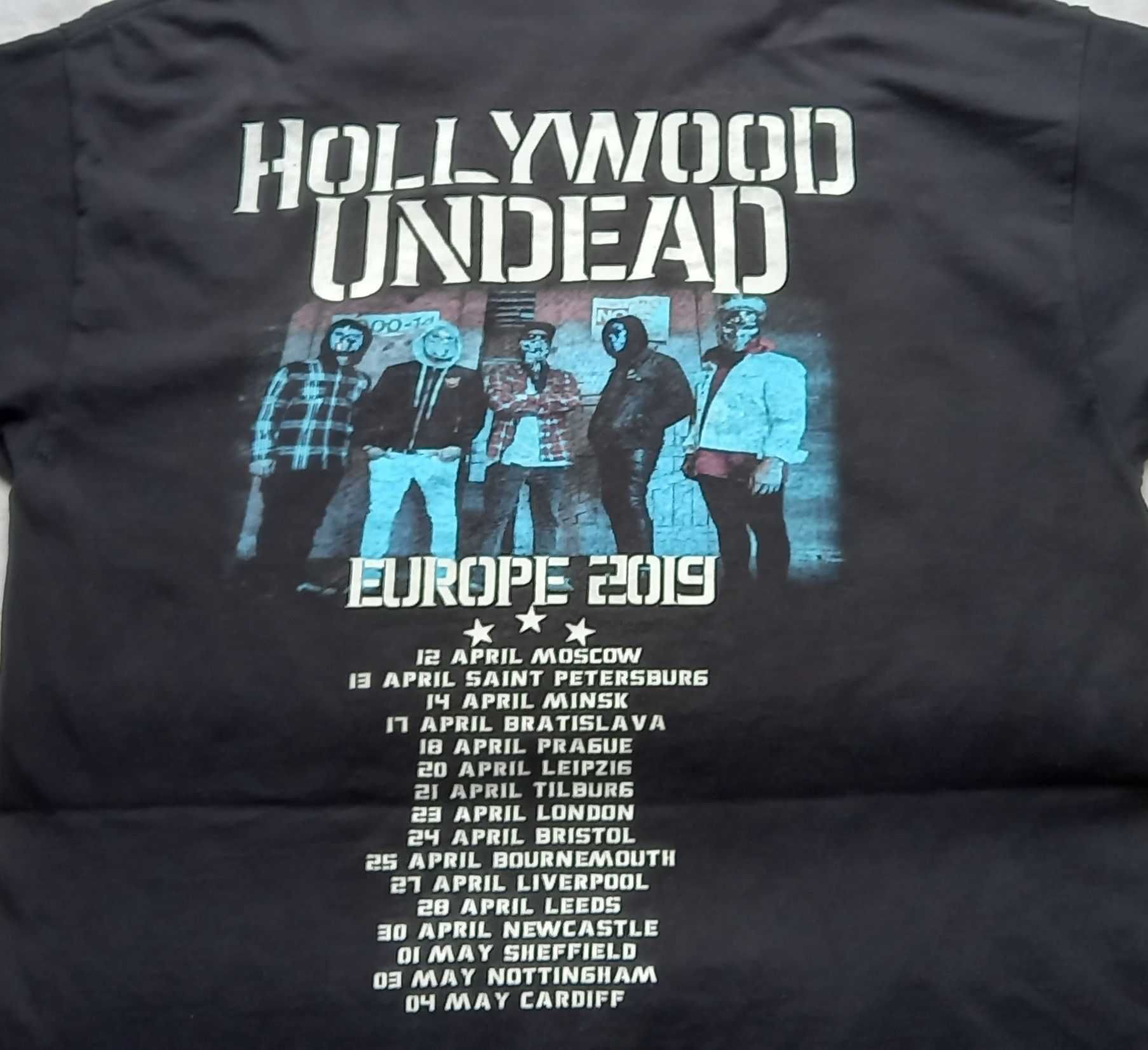 Футболка Hollywood Undead Europe 2019 Rap Rock