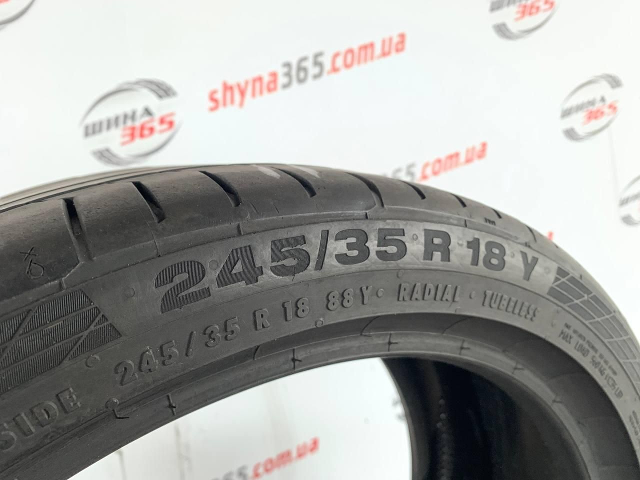 245/35 r18 continental contisportcontact 5 run flat 6mm