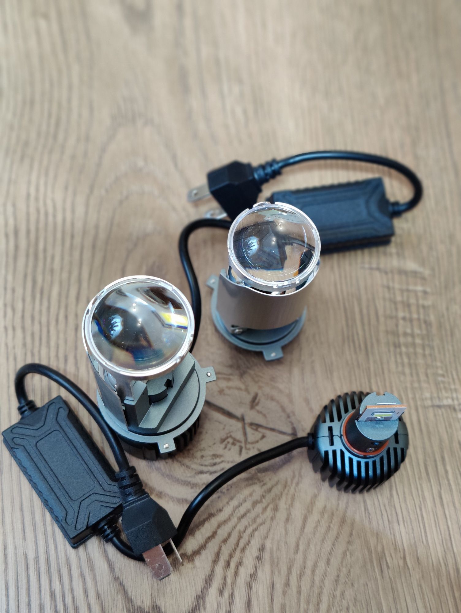 Мини BI-LED линзы H4 F40 друга версія, Y40, ZTF-38, Tirrex. Компле