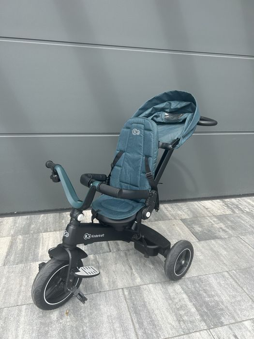 Kinderkraft Easytwist - innowacyjny rowerek trójkołowy | Green