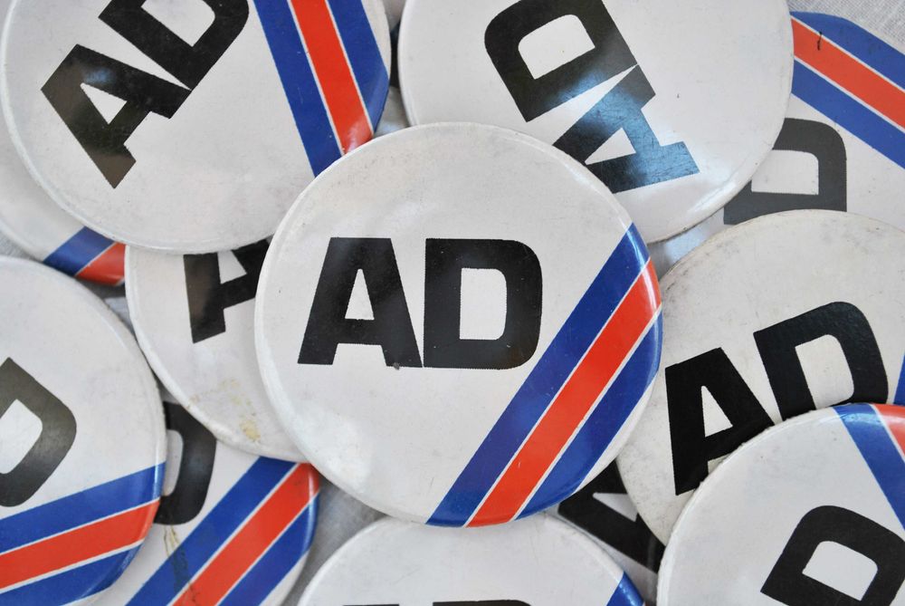 Crachá politico / propaganda AD 1978/79