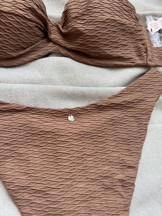 Купальник vctoria’s secret bandeau top & brazilian 36c-m