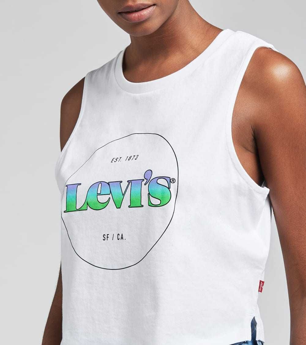 LEVIS фирм майка футболка белая оригинал изСША S-M-L-XL 44\46\48\50\52