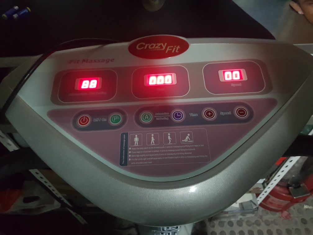 Plataforma vibratoria Crazy FitMassage