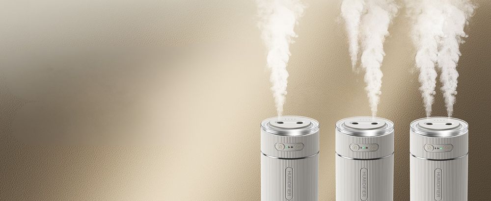 Mini nawilżacz powietrza z oświetleniem i trybem samochodowym Przenośn