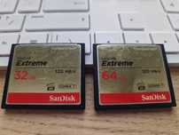 Karty Compact Flash Extreme SanDisk 64 GB + 32 Gb