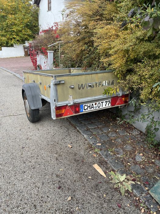 Przyczepka lekka 600kg Westfalia Amortyzowana z Niemiec