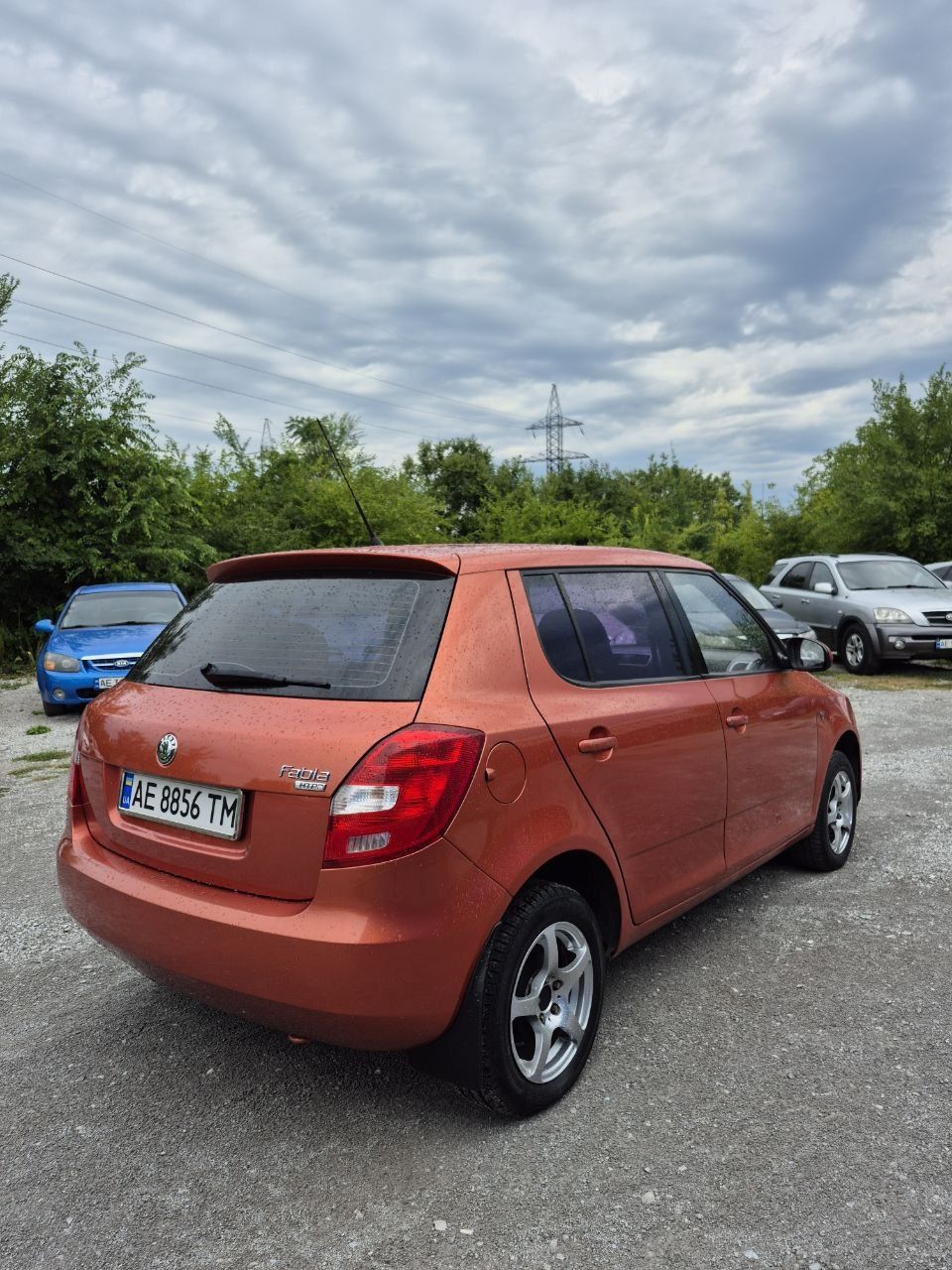 Scoda fabia new 2009 год кондёр Фабия