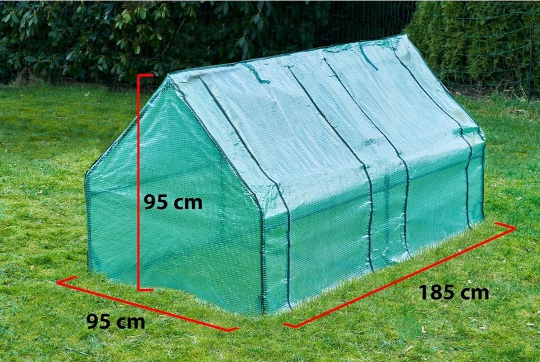 Tunel foliowy foliak 185x95x95 szklarnia