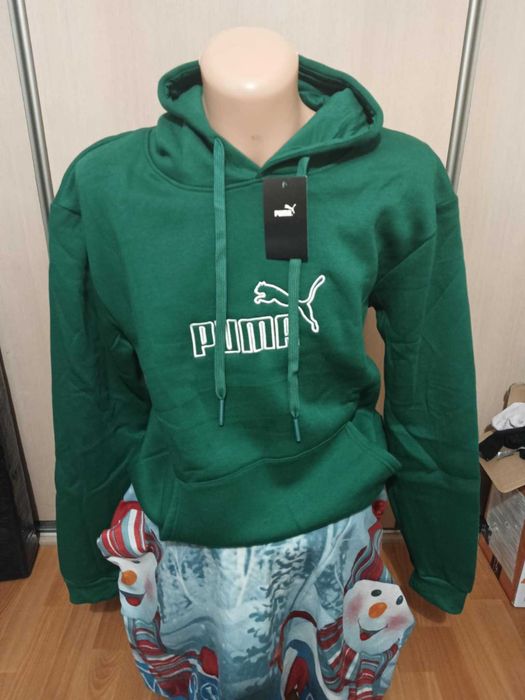 BM05. Ocieplana bluza męska z kapturem 2xl Butelkowa Zieleń .