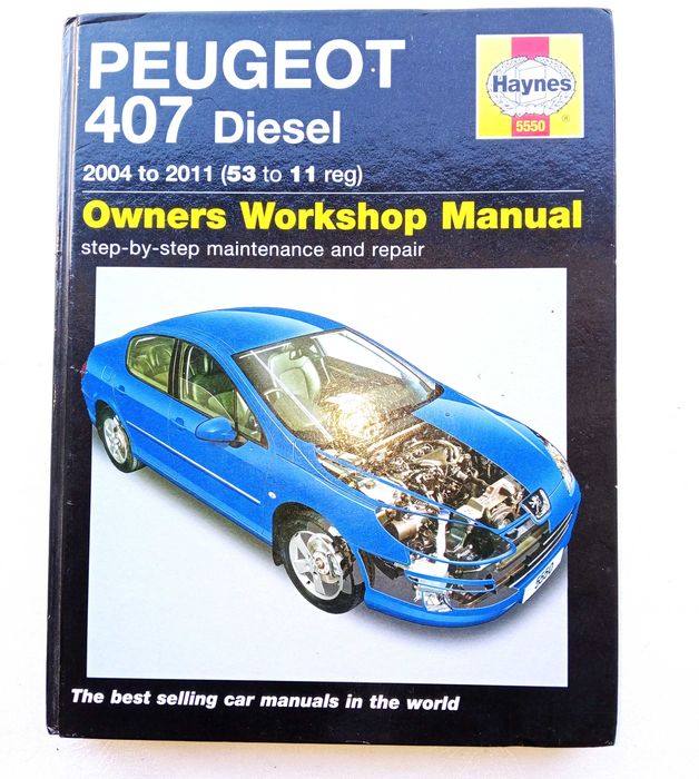PEUGEOT 407 Livro de reparações ou manutenção