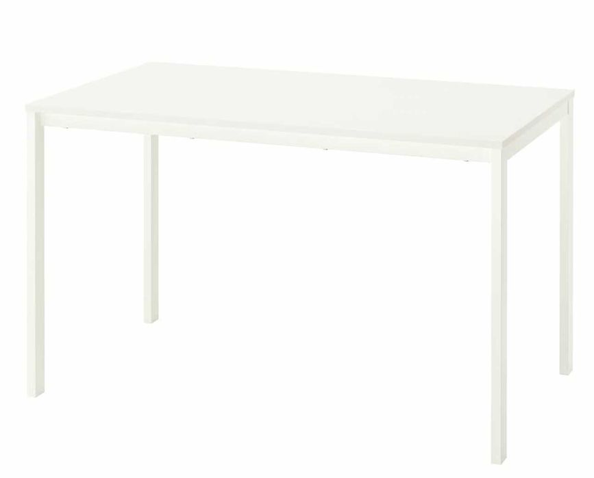 VIHALS
Mesa, branco/branco, 125x74 cm