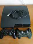 Playstation 3 Slim 500GB + 2 Comandos + Oferta de 12 JOGOS! (c/ GTA 5)