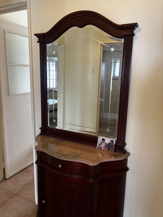 Consola de entrada com espelho