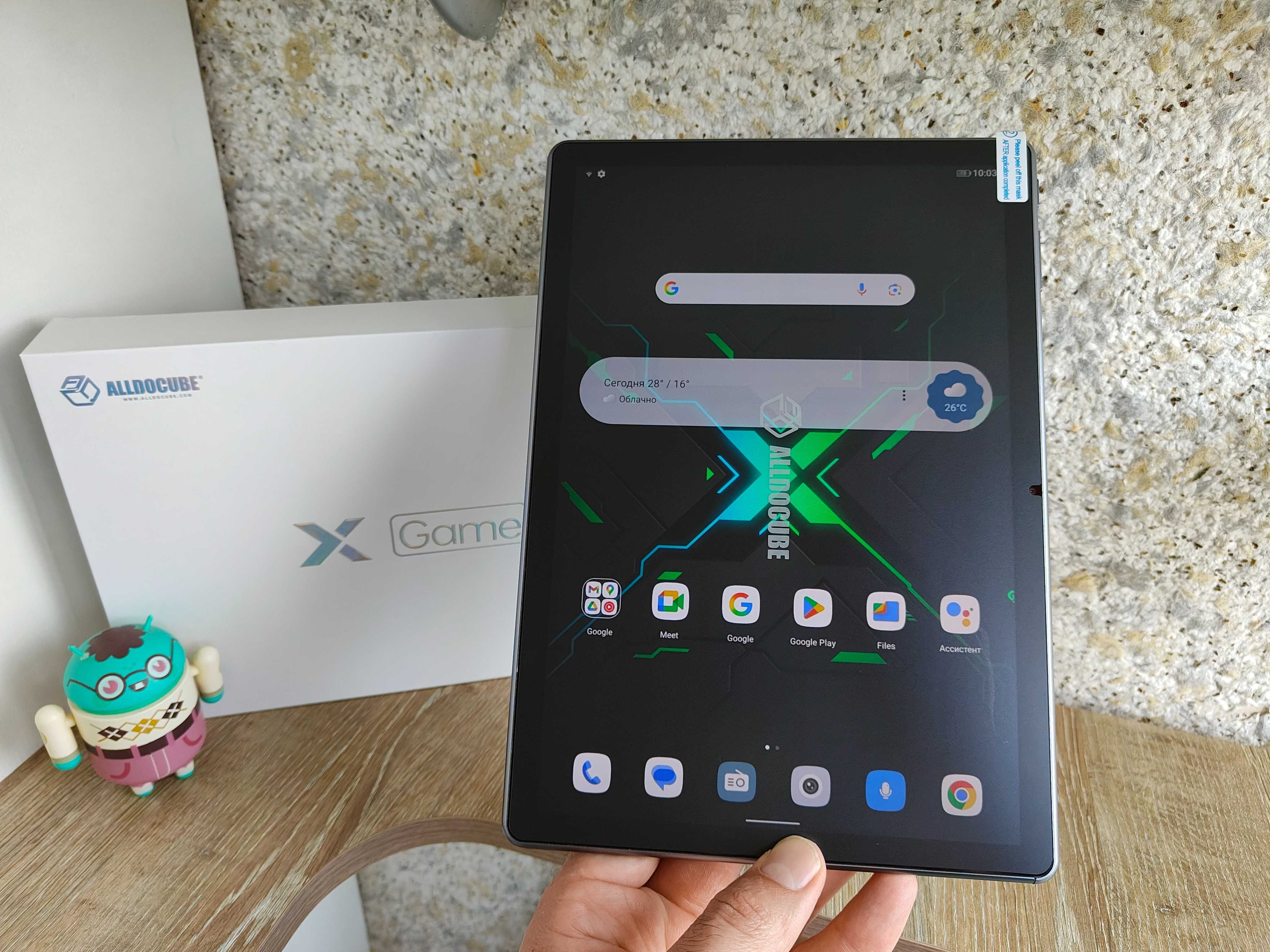 Alldocube X Game 8/128ГБ, 10.5"FHD, 7500мАг,2-сім+GPS,HelioP90,планшет
