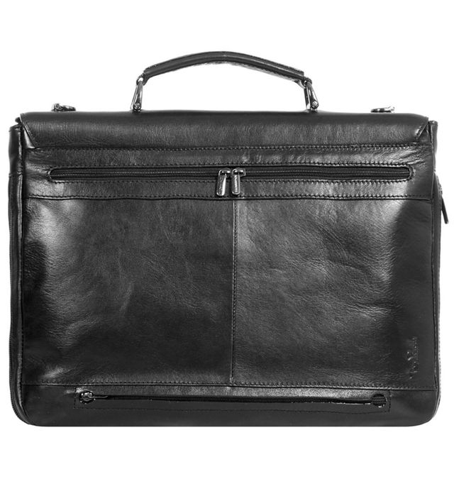 Кожаная Сумка Портфель Tony Perotti Italico 9338 nero Бычья Кожа