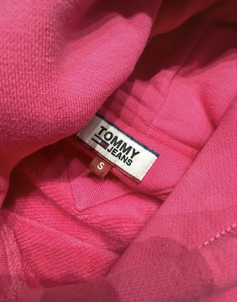 Tommy Jeans bluza różowa z kapturem świetna jak nowa S 449zl!