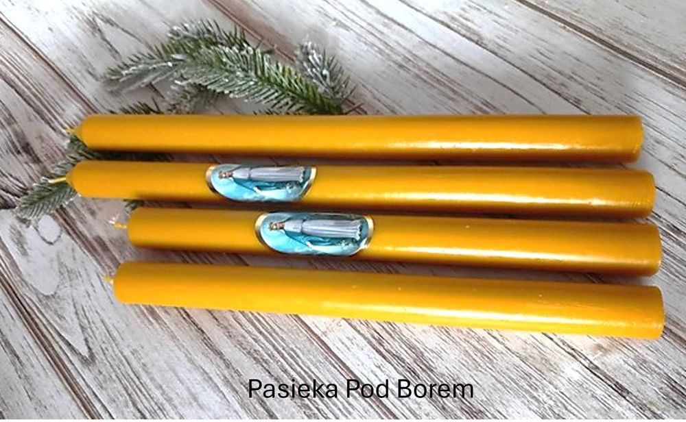 Gromnica z wosku pszczelego