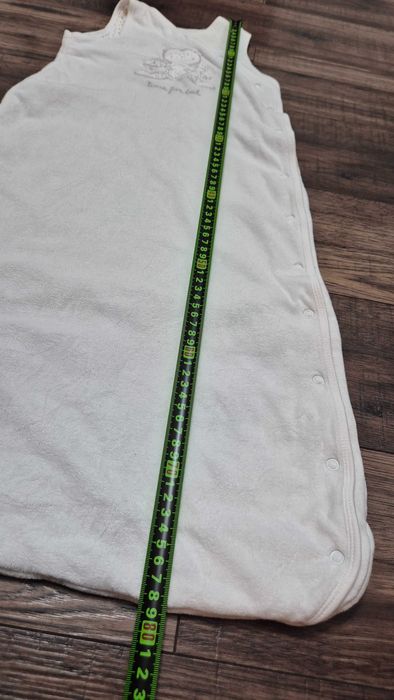 072 A otulacz tulik ocieplacz misiu kremowy 6-12 mies. rozm. 68-80