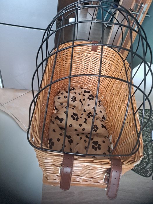 Koszyk na rower dla psa lub kota