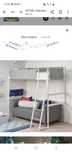Cama alta/Beliche VITVAL IKEA