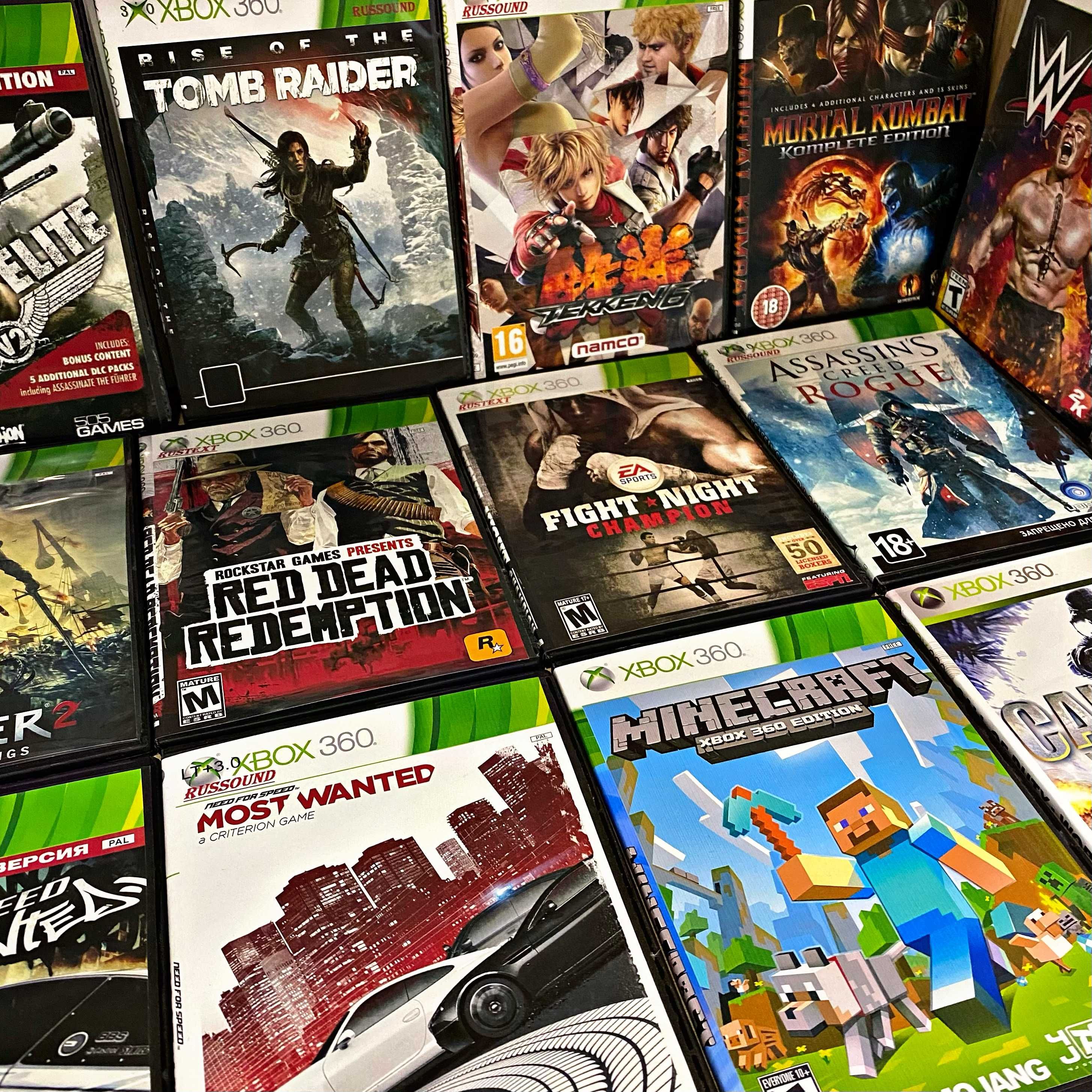 Ігри Xbox 360 MK GTA Minecraft Call of Duty RDR Assassins Creed FIFA