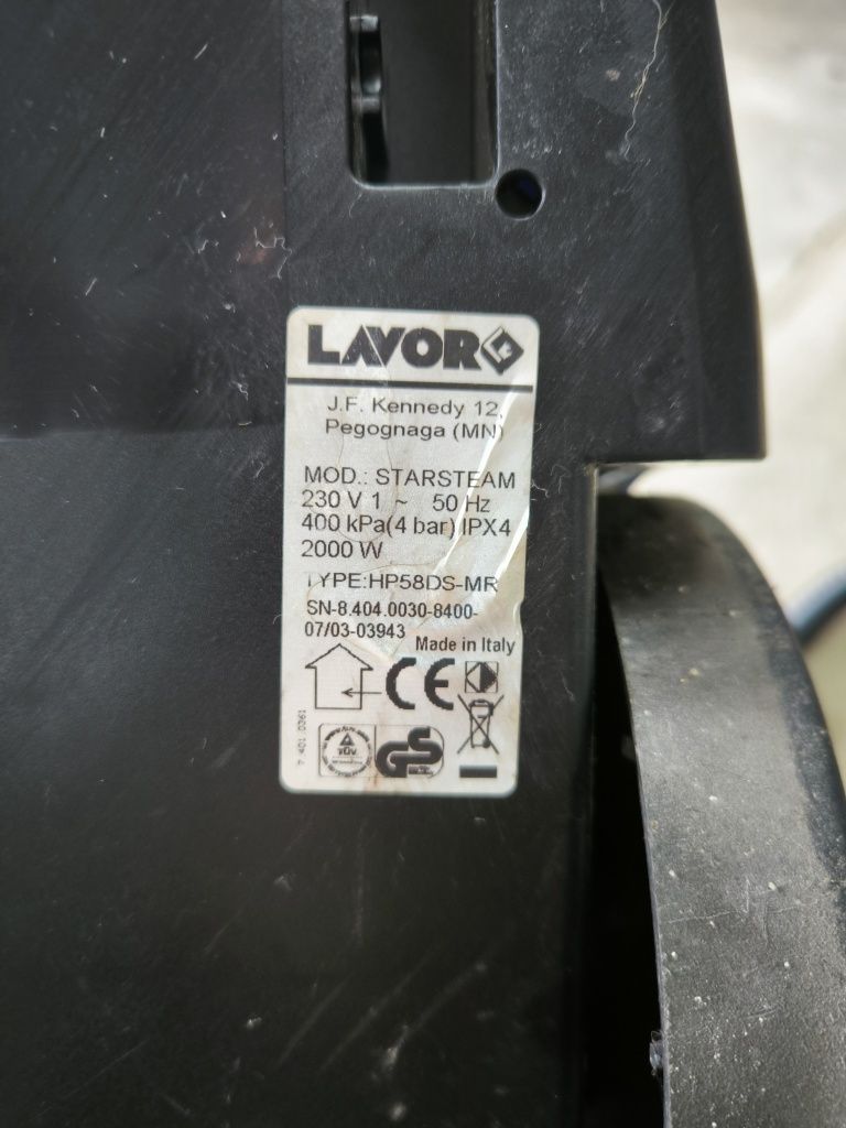 Máquina limpeza a vapor