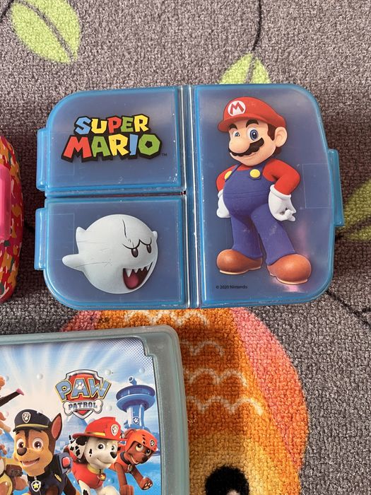 3x Śniadaniówka : Minnie, Mario, Psi Patrol