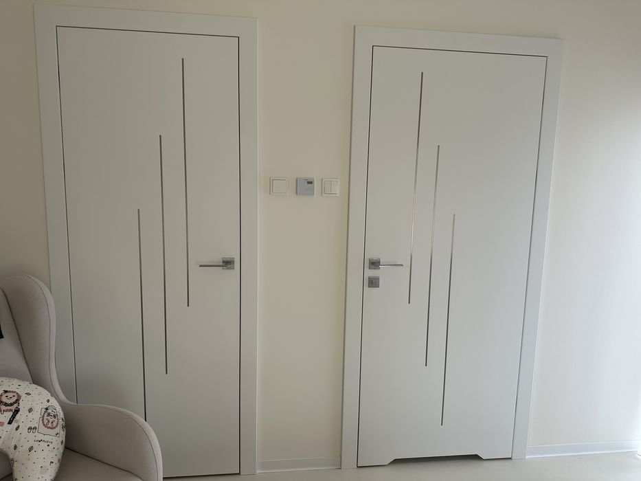 Komplet 5 drzwi Pol-Skonw Tiara (białe, nowoczeane)