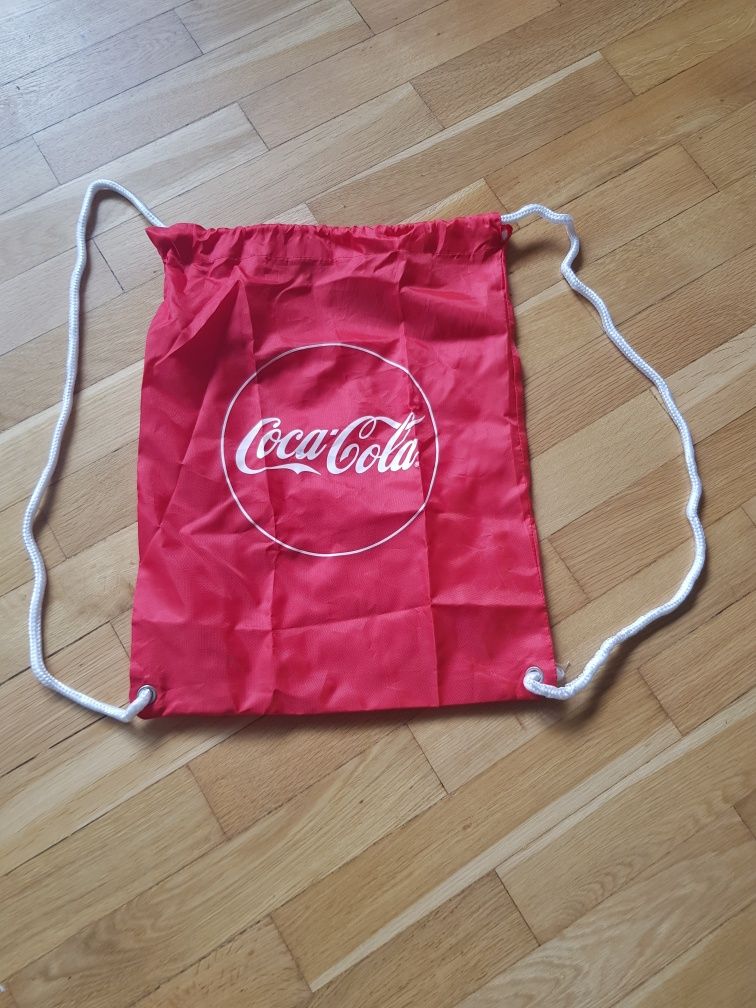 Czerwony plecak-worek Coca-Cola