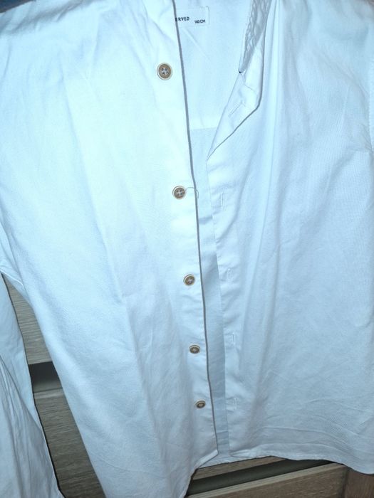 Koszula biała  reserved r 140 chłopięca