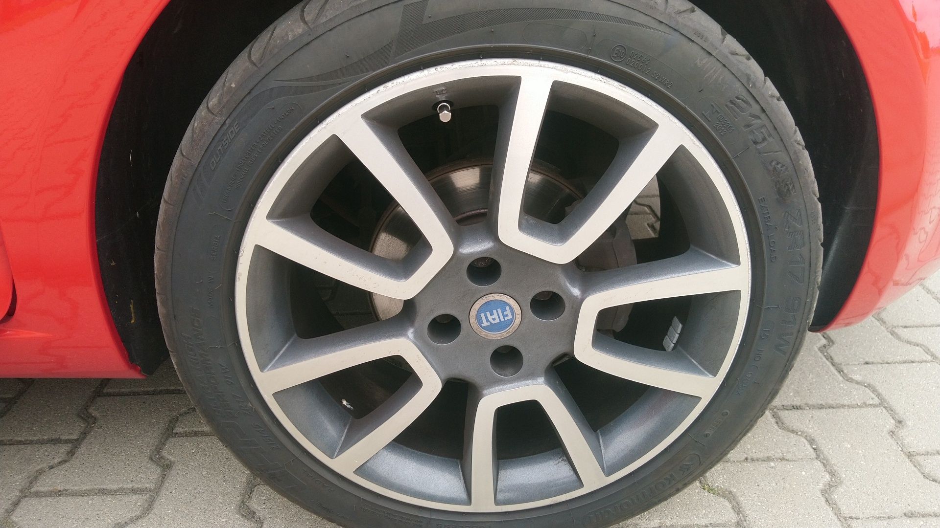 Koła felgi Grande Punto Abarth 17" opony 215/45